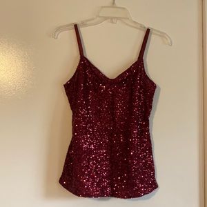 NWOT - The Limited - Sequined Tank Top - M